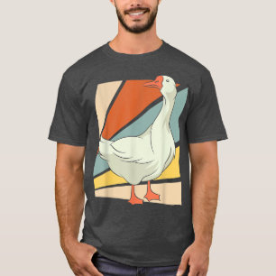Farm Animal Lover Bird Bauer Retro Gänse T - Shirt