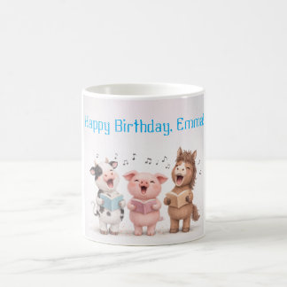 Farm Animals Band Geburtstag Kaffeetasse