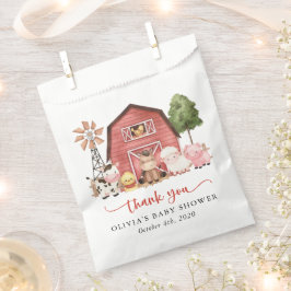 Farm Animals, Cute Animals, Red Barn, Baby Shower Geschenktütchen