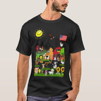 FARM ANIMALS HOW MANY CAN YOU AND YOUR CHILD FIND T-Shirt