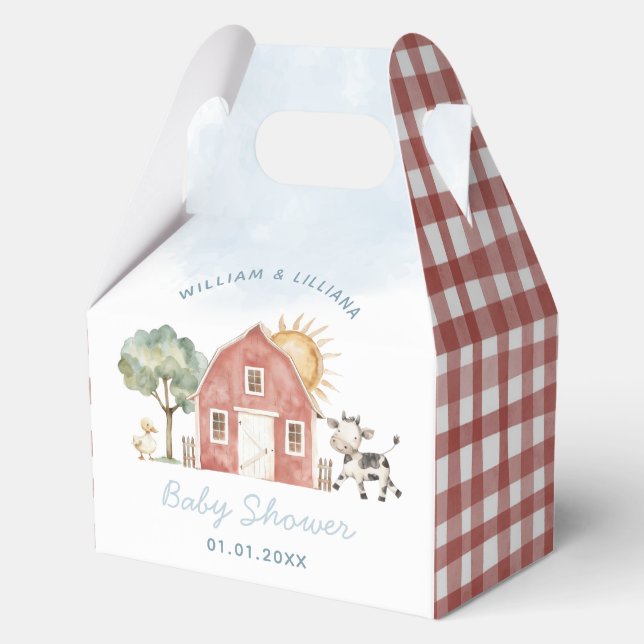 Farm Baby Showbox Geschenkschachtel (Vorderseite)