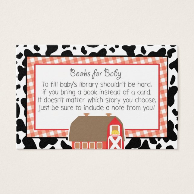 Farm Barnyard Animals Babydusche Bücher für Baby (Vorderseite)