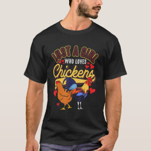 Farm-Bird-Bauer Frauen Mädchen Kinder Rooster Nied T-Shirt