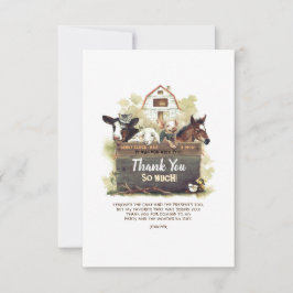 Farm Birthday Danke Foto