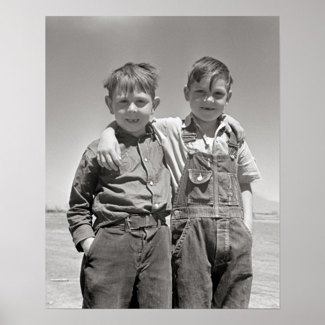 Farm Boys, 1936. Vintages Foto Poster (Vorne)