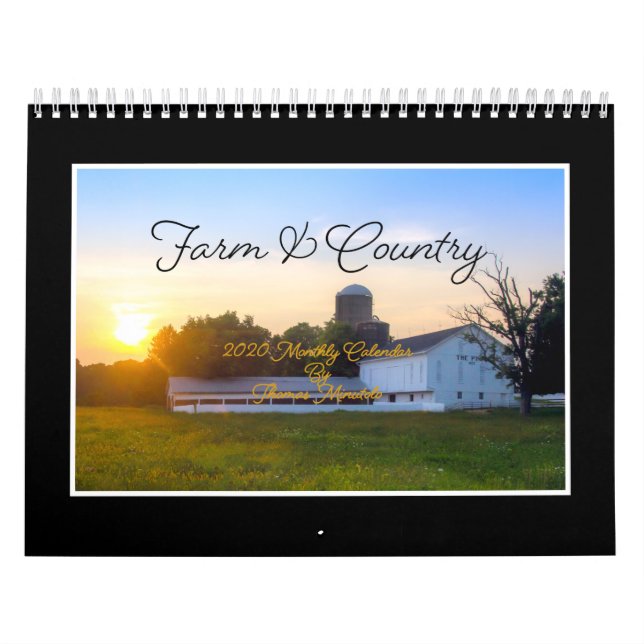 Farm & Country 2020 Kalender von Tom Minutolo (Titelbild)
