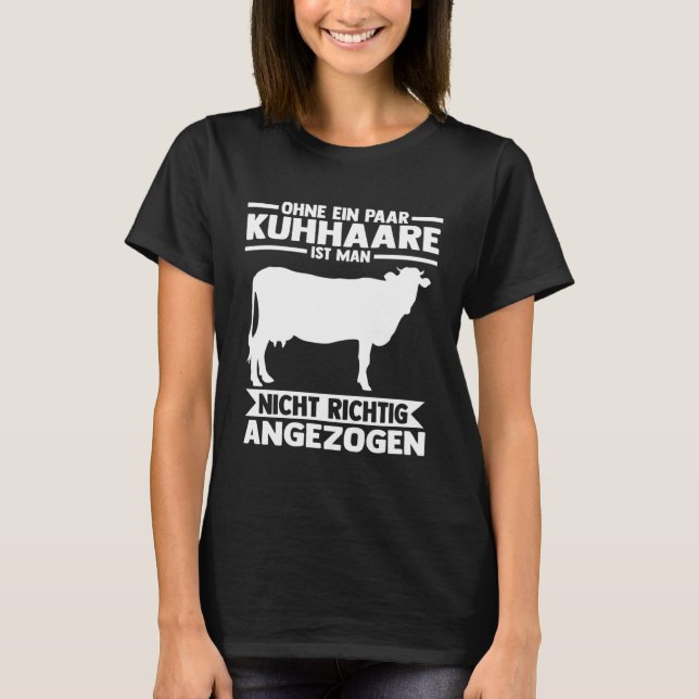 Farm Cow Willow Farmer Farmer Cow T-Shirt (Vorderseite)