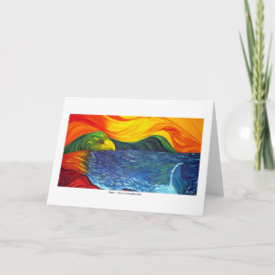 Farm Eagle GREETING CARD Karte