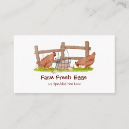 Farm-Eier Visitenkarte