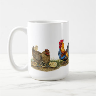 Farm Family Rooster & Hen Teapot Kaffeetasse