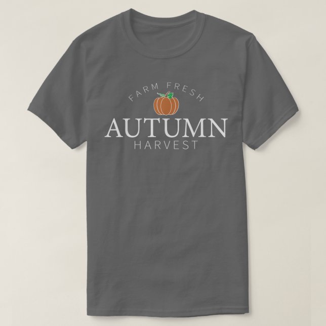Farm Fresh Autumn Harvest Cute Pumpkin Patch Fall  T-Shirt (Design vorne)