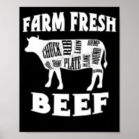 Farm Fresh Beef Cut Farmer Farming s