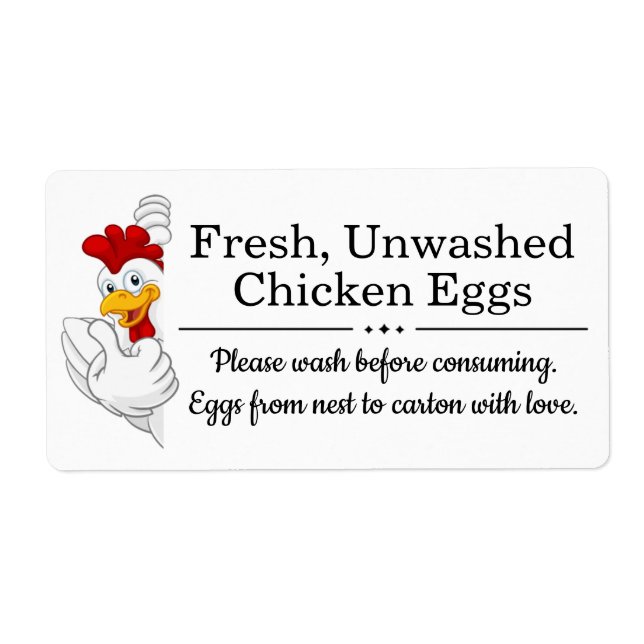 Farm Fresh Eggs | Monogram Egg Carton (Vorne)