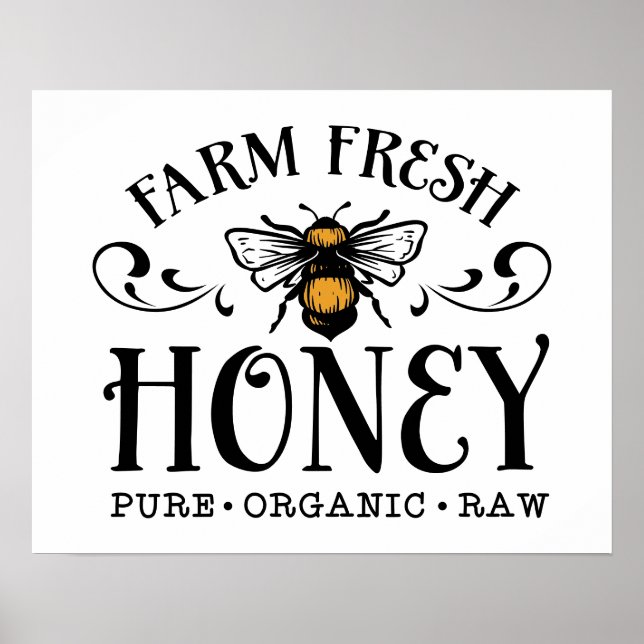Farm Fresh Honey Poster (Vorne)