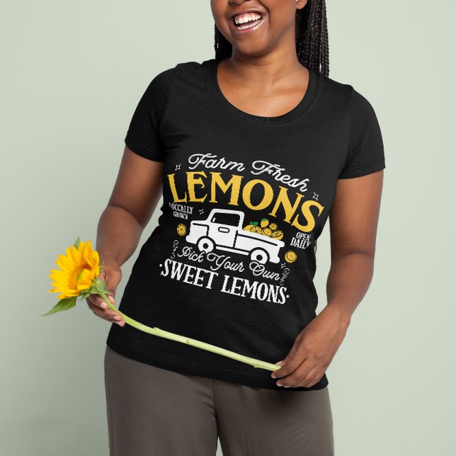 Farm Fresh Lemons Loccally Grown T-Shirt (Farm Fresh Lemons Loccally Grown)