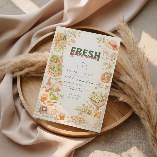Farm Fresh Market Bridal Shower Einladung (Von Creator hochgeladen)