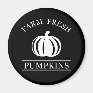 Farm fresh pumpkins magnet