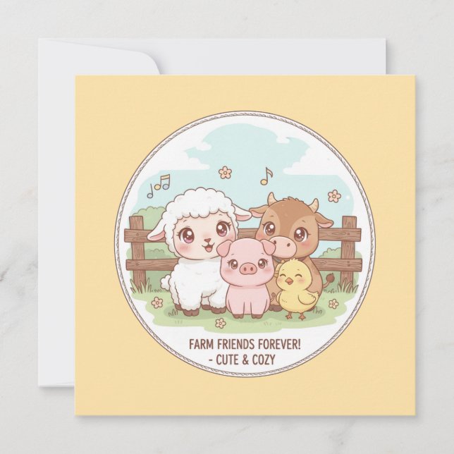 Farm friends forever - cute & cozy (Vorderseite)