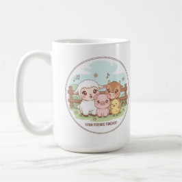 Farm friends forever - cute & cozy kaffeetasse