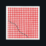 Farm Friends Gingham Birthday Party Paper Napkin Serviette<br><div class="desc">Cock-a-Doodle-Moooo! Diese lustigen Geburtstagsnapkins haben ein klassisches Rot-Weiß-Karo-Muster, das jedes Party oder Picknick mit sich bringt. Die belebten kleinen Ameisen schnarchen herum, um eine Touch Launen hinzuzufügen. Dieses Design passt perfekt zu unserer Geburtstagssammlung "Farm Friends". Sehen Sie sich die gesamte Kollektion in unserem Shop an, um Ihr zusammenhängendes Party zu...</div>