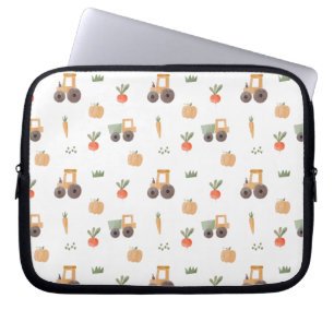 Farm Garden Wasserfarbe Muster Laptopschutzhülle