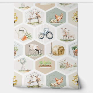 Farm gardening cottagecore rural lifestyle - slow  tapete