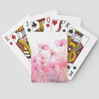 Farm Girl Artistry Pink Blossoms Cards Spielkarten