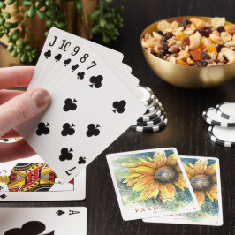 Farm Girl Artistry Sonnenblume Spielkarten