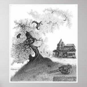 "Farm House" von Jeff Camden Poster