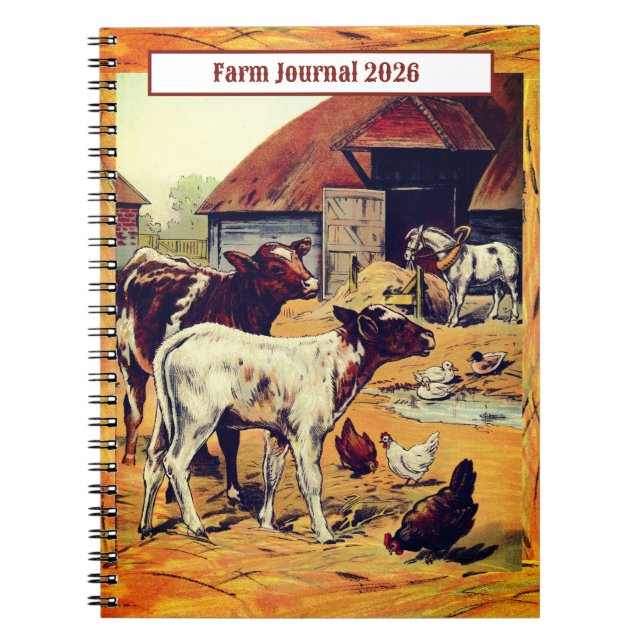 Farm Journal 2026 Notizblock (Vorderseite)