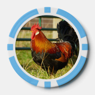 Farm Life Rooster $1 Poker Chip