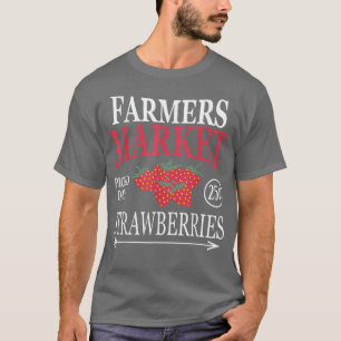 Farm Market Garden Erdbeeren Bauer Köstlich für T-Shirt
