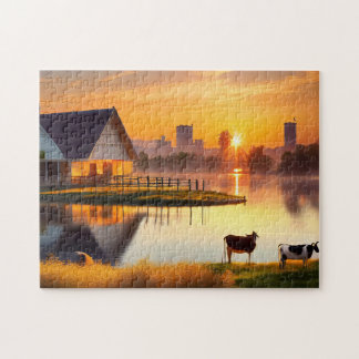 Farm Pond Easy Brain Art Puzzles Foto Puzzles Int