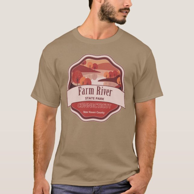 Farm River State Park New Haven County Connecticut T-Shirt (Vorderseite)
