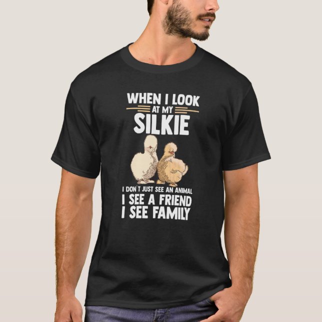 Farm Seidenhuhn T-Shirt (Vorderseite)