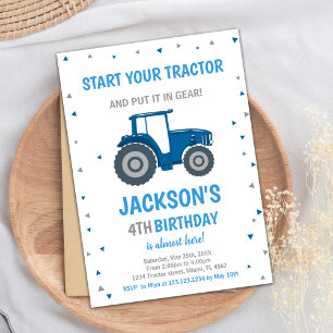 Farm Theme Party Card für Jungen Einladung