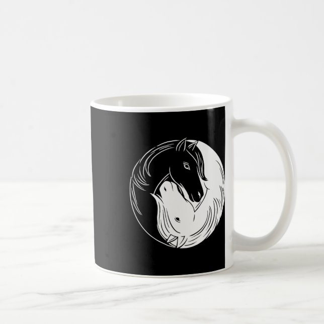 Farm Tierpferd Lover Horseback Reitpferd Kaffeetasse (Rechts)