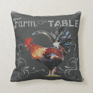 Farm-to-Table-Hahn Kissen