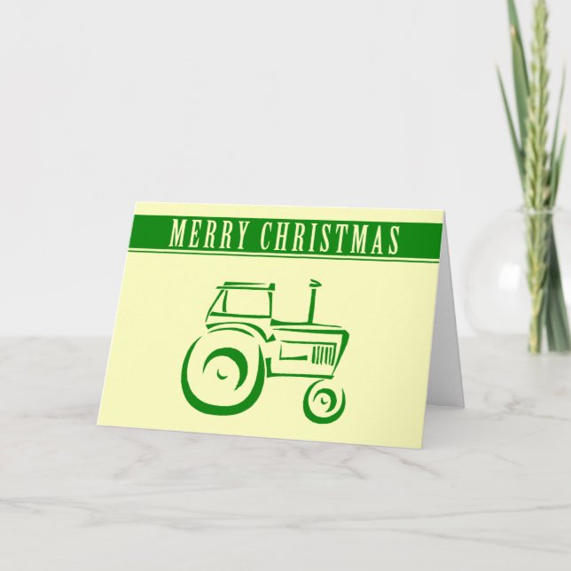 Farm Tractor Frohe Weihnachten (Vorderseite)