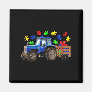 Farm Tractor Truck Puzzle Autismus Sensibilitätsta Magnet