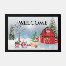 Farm Weihnachten Doormat