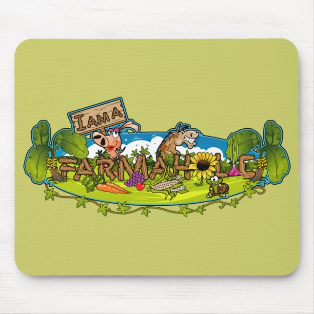 Farmaholic Logo Mousepads (Vorne)