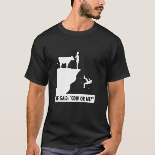 Farmaholic Wort Bauern Lebensstil Er sagte Kuh ode T-Shirt