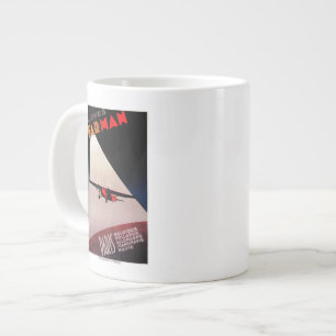 Farman Airlines Farman 300 Monoplane Promo Poste Jumbo-Tasse