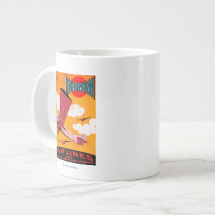 Farman Brothers Airlines F-170-Eindecker-Plakat Jumbo-Tasse
