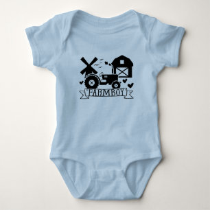 Farmboy Baby Bodysuit Strampler