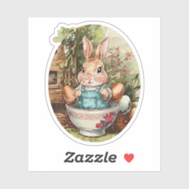 Farmcore Ramen Bunny Aufkleber