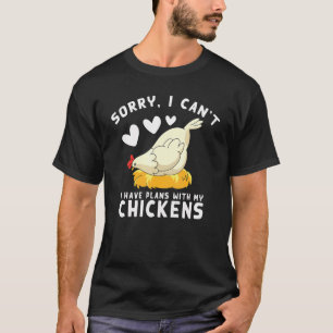 Farmer Bird Sorry Ich Kann Nicht Ich Habe Pläne Mi T-Shirt