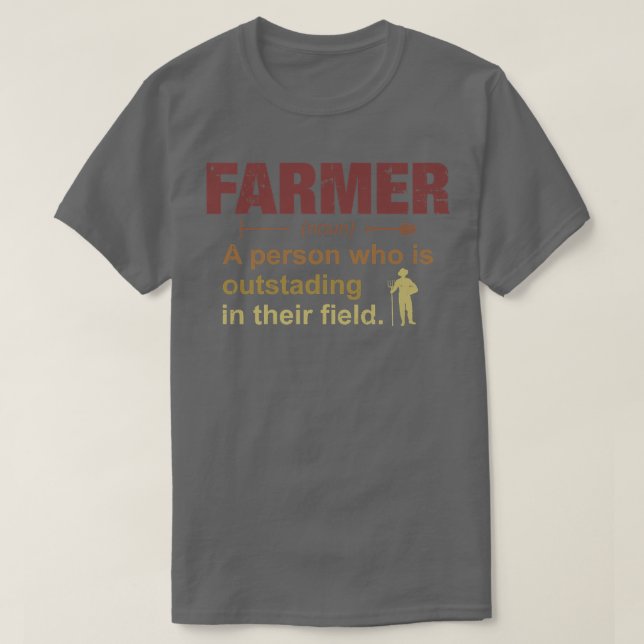 Farmer Definition  T-Shirt (Design vorne)