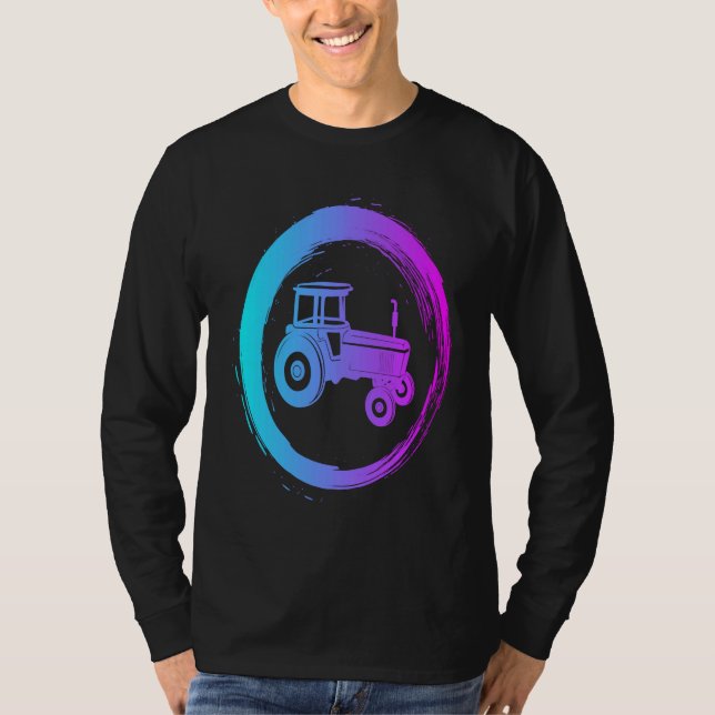 Farmer farm agricultural tractor  1 T-Shirt (Vorderseite)
